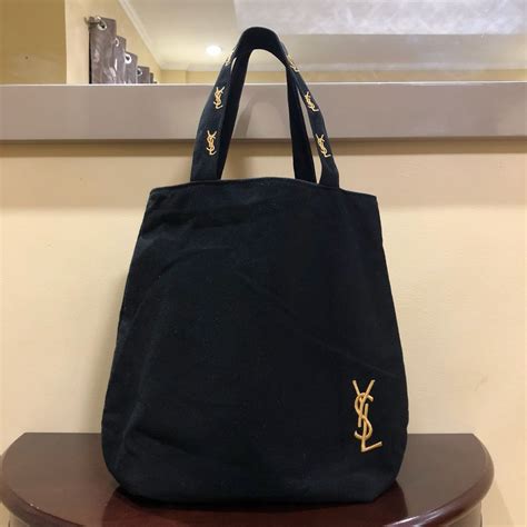 ysl black tote bag|yves saint laurent shopping tote.